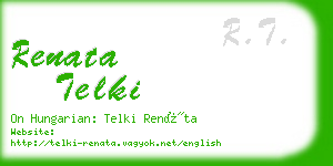 renata telki business card